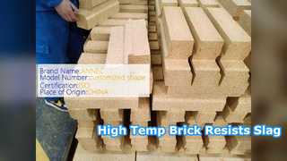 High Temp Refractory Brick Anti Slag