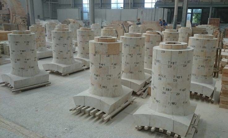 Low Reheating Linear Rate High Alumina Standard Brick LZ75 Widely Used For hot blast stove