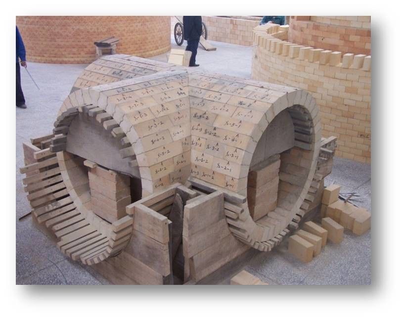 High Refractoriness Under Load Alumina Special Brick LZ55  Widely Used For Rotary Kiln, Hot Blast Stove, Shaft Stove