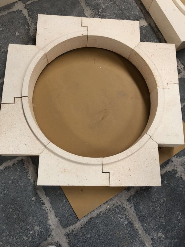 High Thermal Resistance Alumina Silicate Refractory Brick Of  1500℃ RUL For Hot Blast Stove